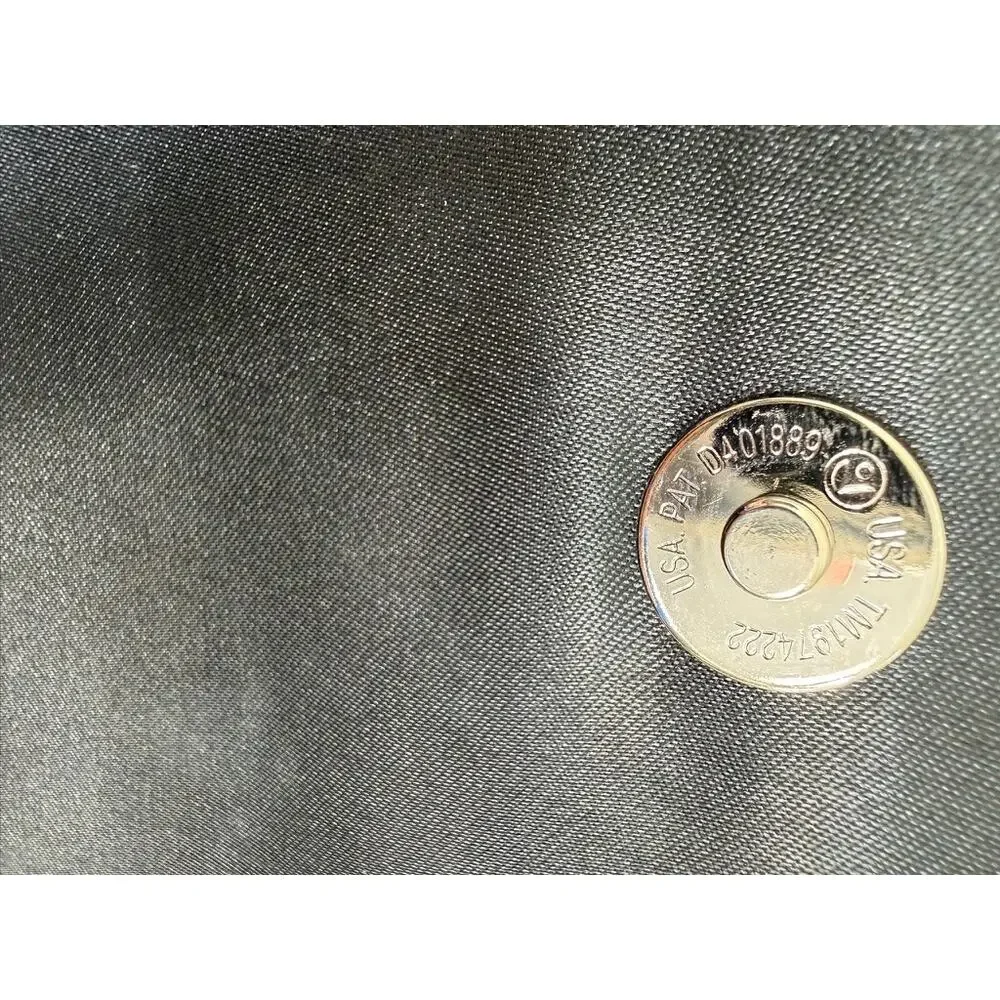 Vintage Mes‎ Ami Black Beaded Evening Bag Clutch Crossbody 1980s 1990s